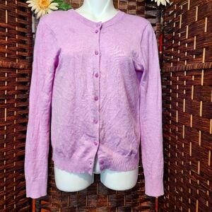 J Crew  Women’s Classic Cardigan Pink Size XS  100% Cotton